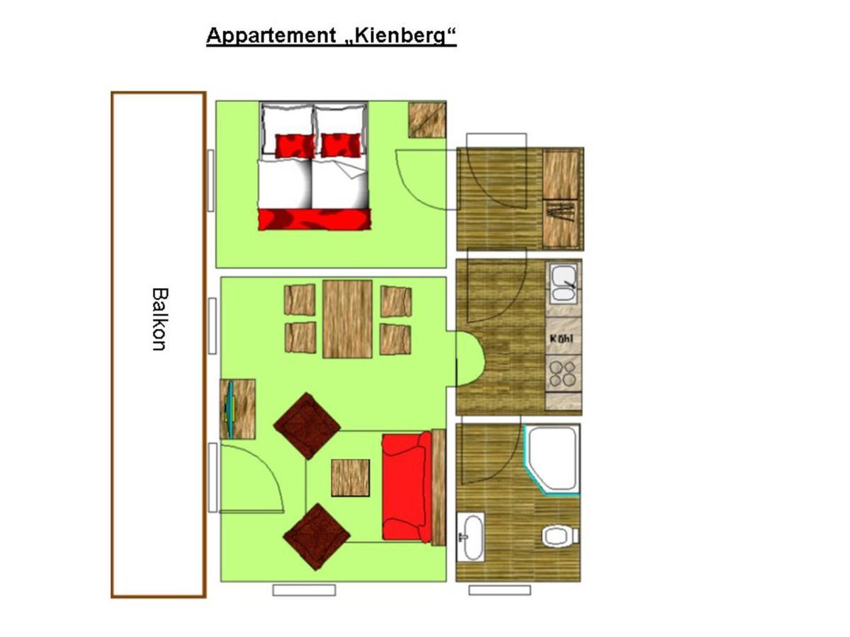 Ahorn-Appartements - Chiemgau Karte Inzell Buitenkant foto