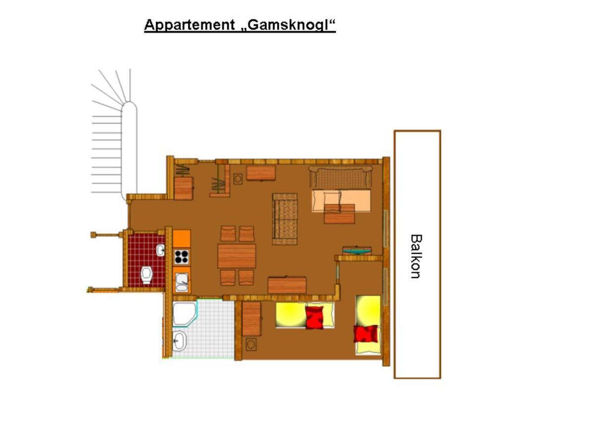 Ahorn-Appartements - Chiemgau Karte Inzell Buitenkant foto